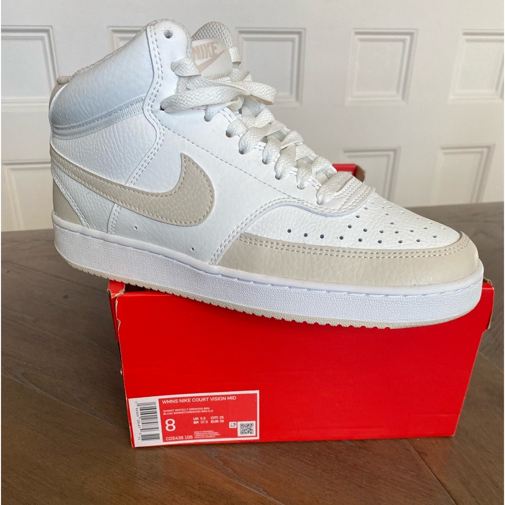 Women’s Nike Court Vision mids - New unworn! Sz 8
